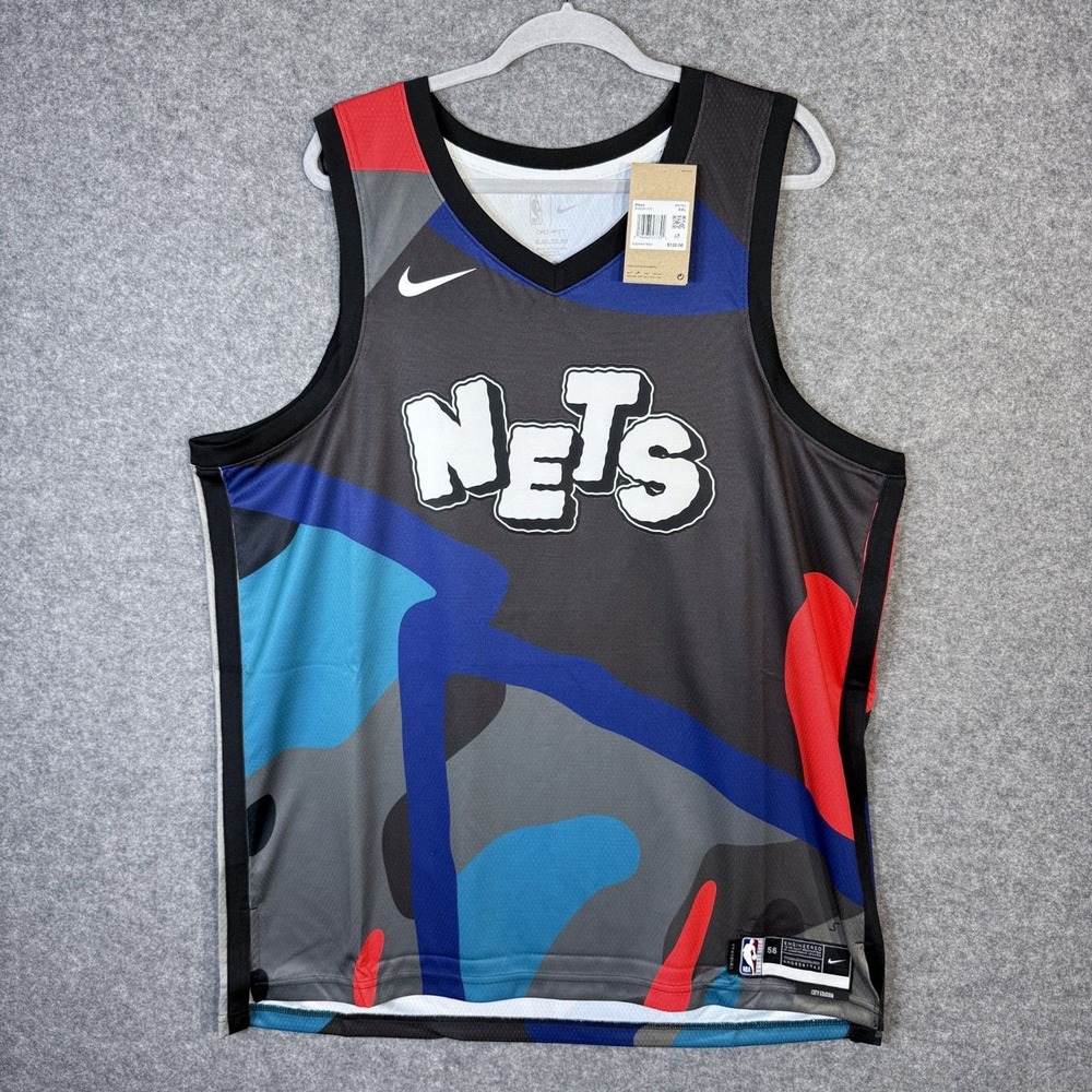 Nike NBA Brooklyn Nets City Edition Swingman Jersey Men's XXL Dri-FIT